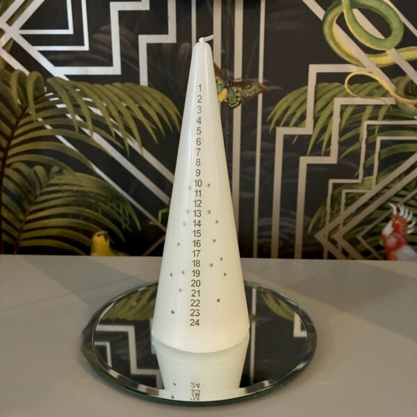 Countdown Advent Candle Ivory 15cm