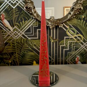Countdown Advent Candle Red 32cm