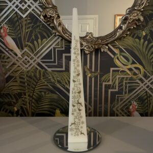 Countdown Advent Candle Ivory 32cm